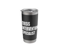 Crisis Intervention Specialist (Double-Sided Design) Stainless Steel Insulated Tumbler