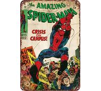 Crisis On Campus Vintage Metal Tin Sign Movie Poster Wall Art Decor 8x12 Inch for Home Cafes Office Store Pubs Club Sign Gift