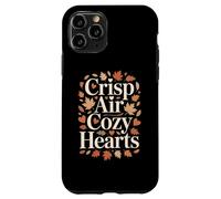 Crisp Air Cozy Hearts Autumn Fall Leaves Season Case for iPhone 11 Pro