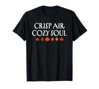 Crisp Air Cozy Soul Autumn Fall Season Thanksgiving Day T-Shirt