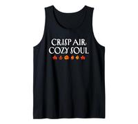 Crisp Air Cozy Soul Autumn Fall Season Thanksgiving Day Tank Top