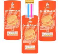 Crisp Bread Multipack Bakery Delights Crispbakes 125g x 3, Sealing clips x2