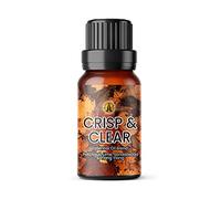 Crisp & Clear Essential Oil 10ml | Patchouli, Sandalwood, Ylang Ylang & Lime | Oils for Diffuser, Aromatherapy, Burner, Candle Making, Soap, Wax Melt | Natural, Vegan, Made in UK