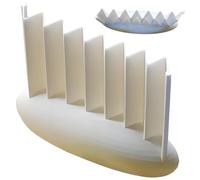 Crisp Cutter for Potatoes, Crinkle Fries Cutter | Wavy Chips Cutting Tool,Multifunctional 3D Stamped Wrinkle Cutter for Commercial Kitchen Cooking Food for Co