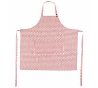 Crisp & Dene Print Apron 88x84cm Coral Flower 100% Cotton