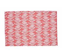 Crisp & Dene Tea Towel 46x70cm Coral Leaf 100% Cotton - Pack of 2