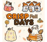 Crisp Fall Days: Cozy Autumn Coloring Book (For Adults & Kids, Relaxing & Fun, Cozy Scenes, +30 Pages, Bold & Simple for Easy Coloring, Mindful Stress Relief)