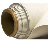 CRISP IVORY OFF WHITE COTTON THERMAL CURTAIN BLIND LINING 3 PASS FULL BLACKOUT REVERSIBLE FABRIC SOLD BY THE METRE WIDTH 135CM