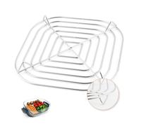 Crisper Rack for Ninja Crispi Air Fryer FN101 Replacement Part for Ninja Crispi Air Fryer 2.5Qt and 4QT Crisper Rack Glass Container Stainless SUS304 Steel Silver