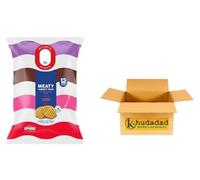 Crisps Multipack - Original Crinkle Cut Crisps | Meaty & Classic Variety Packs | 12 x 25g Snack Size Bags for Lunchboxes, Sharing & On-the-Go Snacking (Pack 1 - Seabrook Meaty)