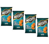 Crisps Pack Bundle With McCoys Thai Sweet Chicken 6x25g (4 Pack)