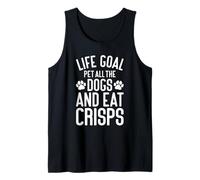 Crisps Pet All The Dogs Funny Dogs and Crisps Lover Tank Top