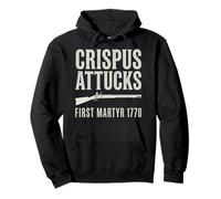 Crispus Attucks 1770 Revolutionary War First Martyr Pullover Hoodie