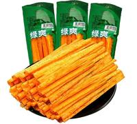 Crispy and refreshing spicy strips, ready-to-eat spicy chips and strips, snack foods, delicious Chinese snacks and gifts, spicy, sweet and spicy, handmade numbing and spicy strips