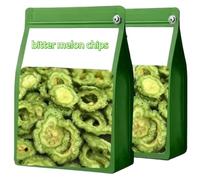 Crispy and sweet bitter melon crisps - a healthy low calorie vegetarian snack that is an ideal choice for offices or homes. Vegetable crisps, Chinese snack gifts, and snack foods are available (100g)