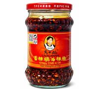 Crispy Chilli Oil 210g - Spicy Chilli Crisp Hot Sauce Jar - Savoury Crunchy Texture | Authentic Chinese Umami Condiment for Noodles, Rice, Stir-Fries and dips