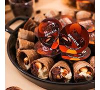 Crispy chocolate cone, freeze-dried ice cream crisp cup, chocolate candy, sandwich chocolate, biscuits, casual candy snacks, ready to eat Dim sum, sweets, dessert, pastry, breakfast bread (48pcs)