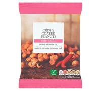 Crispy Coated Peanuts, Sweet Chilli Flavour, Crunchy Spicy Sweet Shell, Vegan, 200g