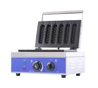 Crispy Corn Waffle Maker, Hot Dog Maker, Non-Stick Breakfast Maker with Constant Temperature Heating, 6-Piece Sausage Roaster for Easy Cooking