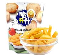 Crispy French Fries, Potato Chip Snack Pack, Protein Potato Fries,Variety Flavor,Gluten Free Potato Chips,40g/bag,Tasty and delicious, Non-GMO,Chinese Specialties (Tomato flavor,8bags)