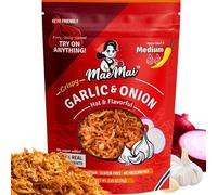 Crispy Garlic & Red Onion Flakes by MaeMai, Healthy Snacks & Seasoning | Vegan, KETO, Gluten Free | Topping on Chicken, Pasta, Salmon, Salad, Bread (2.65oz, 75g)