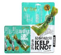 Crispy Kelp Knot,Sour and Spicy Pickled Vegetable,Ready-to-eat Seasoned Vegetables,Chili Sauce Pickles,Side Dishes,Fresh Fruit&Vegetables,Snack and Salad,Vegetarian,Snacks Gift (Sour and Spicy,4bag)