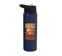 Crispy on the Outside, Chaotic on the Inside. Stainless Steel Insulated Water Bottle