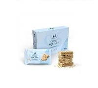 Crispy Square Marshmallow Bar 30g - Crunchy Cereal Base with Soft Marshmallow Layer, Sweet Snack Bar for On-the-Go Treats - my protein (12 x Bars)