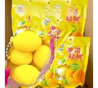 Crispy yellow peach, sweet and sour honey peach, dried fruit, juicy pickled peaches 23g, white peach candied fruit, preserved snacks, Dim sum, fruit snack pack, vegetarian, leisure snacks (32 packs)