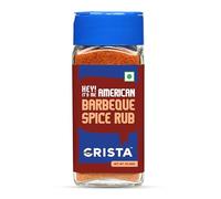 CRISTA American Barbeque Spice Rub | International Spices Blend | BBQ Seasoning for Vegetables & Paneer | Zero added Colours, Fillers, Additives & Preservatives | 50 gms
