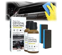 Cristal Coating para Plástico Del Car, Plastic Parts Crystal Coating, Crystal Coating for Car, Plastic Parts Refurbish Agent for Car, Long Lasting Car Plastic Plating Refurbishing Agent (2Pcs)