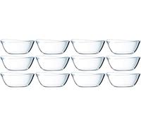 Cristal D'arques Coupelle Glass Bowls - Dessert Ice Cream - Set of 12 - Diameter 14cm