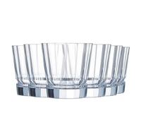 Cristal d'Arques Paris Macassar Glasses Low Shape 32cl Set of 6 Krysta Crystal Glass for Water, Juices and Other Softs Shine, Transparency and High Resistance