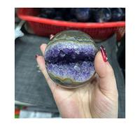 Cristal Stone, Amethyst Cave Agate Crystal Cluster Ornament Aquatic 300-400g