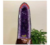 Cristal Stone, Natural Uruguay Brazilian Amethyst Geode Decoration 2-10kg for Living Room Office(Fund Sources,3-3.5kg)