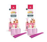 CRISTALINAS Pet Odour Eliminating Reed Diffuser Refill - Fluffy Towels Scent - 2 x 30ml Home Air Freshener - Lasts upto 4 weeks - Pack of 2