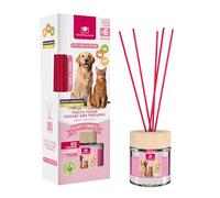 CRISTALINAS Pet Odour Remover Reed Diffuser - Fluffy Towels Scent Air Freshener - 35ml Home Air Fresheners - Long Lasting Continuous Home Fragrance Up To 6 weeks - Reed Diffusers with Essential Oils