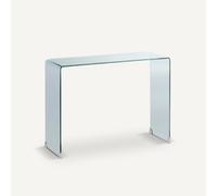 Cristalline Tempered Glass Console Table Transparent