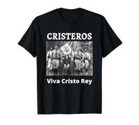 Cristeros Cristiada Viva Cristo Rey Value Graphic T-Shirt, Men, Black, XL