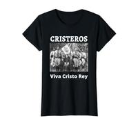 Cristeros Cristiada Viva Cristo Rey Value Graphic T-Shirt, Women, Black, M