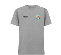 Cristiano Ronaldo 7 Logo Men's T-Shirt - Gray / XL