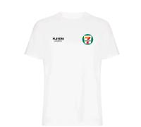 Cristiano Ronaldo 7 Logo Men's T-Shirt - White / S