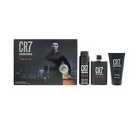 Cristiano Ronaldo Cr7 Game On 3 Piece Gift Set: Eau de Toilette 100ml - Shower G - TJ Hughes