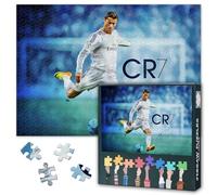 Cristiano Ronaldo Football Stadium 1000 Piece Jigsaw Puzzle: Legendary Soccer Arena Wall Art, Premium Textured Sports Memorabilia for Diehard Fans & Man Cave Decor, 27.5x19.7 Inch