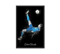 Cristiano Ronaldo Football Superstar Poster 7 Canvas Poster Bedroom Decor Sports Landscape Office Room Decor Gift Unframe-style 08x12inch(20x30cm)