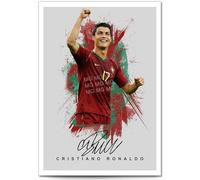 Cristiano Ronaldo Legend Signed Photo Poster Print Picture Display Autograph Memorabilia for football fans Gift Manchester United Real Madrid Juventus Portugal (Portugal 2006, A3 Print (Unframed))