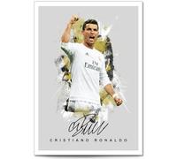Cristiano Ronaldo Legend Signed Photo Poster Print Picture Display Autograph Memorabilia for football fans Gift Manchester United Real Madrid Juventus Portugal (Real Madrid, A3 Print (Unframed))