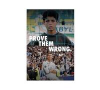 Cristiano Ronaldo Poster Canvas Poster Bedroom Decor Landscape Office Room Decor Gift 12x18inch(30x45cm)