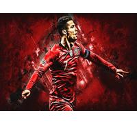 Cristiano Ronaldo Poster Football Player Wall Art Picture A4