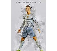 Cristiano Ronaldo Poster Puzzle 100 Pieces Toy for Adults Decompression Game 45.5x35.5CM